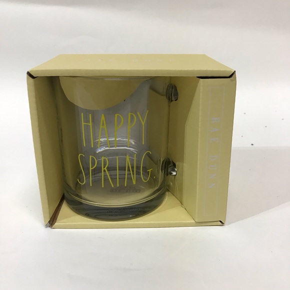 Rae Dunn glass mug - Picture 1 of 4